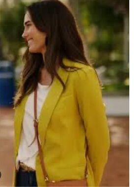 New Express Chartreuse Blazer